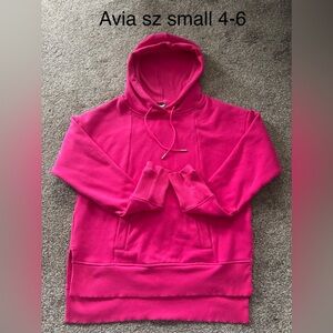 Avia Vibrant Pink Hoodie sz small. Has thumb holes. Soooo soft and lined cozines